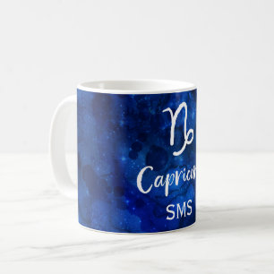 Mug Capricorne Zodiac Constellation Galaxie Sky Monogr