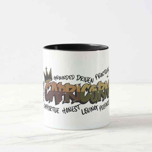 Mug Capricorne Zodiaque Graffiti  (Centre)