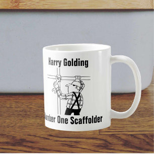 Mug Capsule de dessin du scaffolder à ajouter un nom