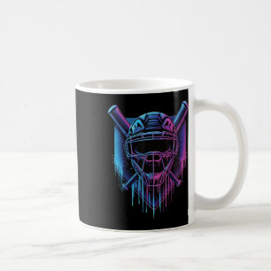 Mug Capteur de baseball Masque Peinture à goutte Venti