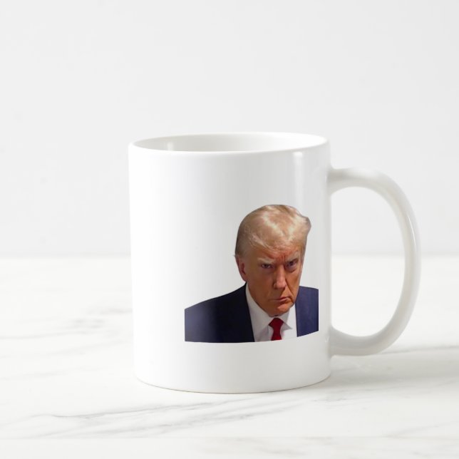 Mug Capture d'écran Trump 1er photo Donald Prison Tiré (Droite)