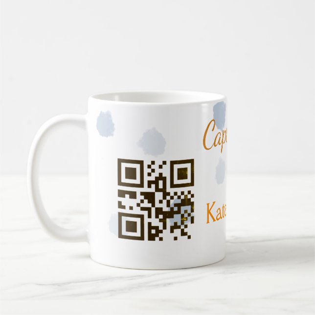 Mug Capturer l'amour ajouter QR numérisation télécharg (Gauche)