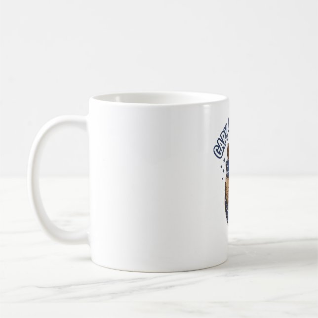Mug Capy 4 juillet Conception vectorielle de capybara  (Gauche)