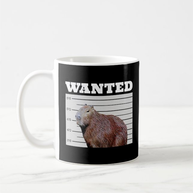 Mug Capybara Amoureux des animaux de l'affiche Recherc (Gauche)