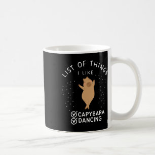 Mug Capybara Amusante Danse Lover Capybara Dancin Grap