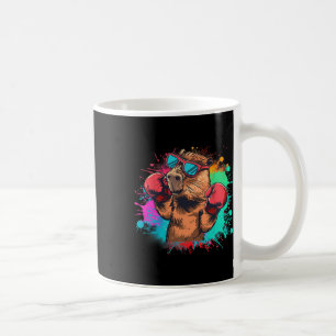 Mug Capybara Boxeur Avec Gants De Boxe Kickboxing Drôl