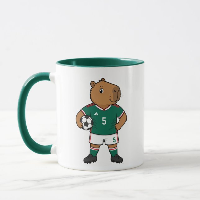 Mug Capybara de Football Mignon (Gauche)