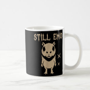 Mug Capybara Emo Goth Punk Toujours Emo