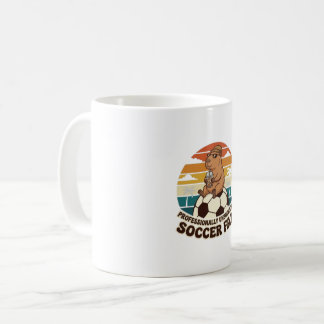 Mug Capybara Fan de Football Professionnellement Imper