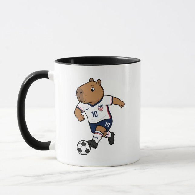 Mug Capybara Football Mignon (Gauche)