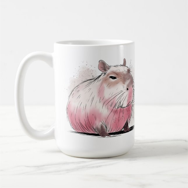Mug Capybara grincheux (Gauche)