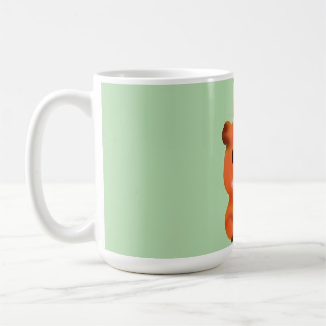 Mug Capybara Mignon et Flou avec Orange | Ar Kawaii An (Gauche)