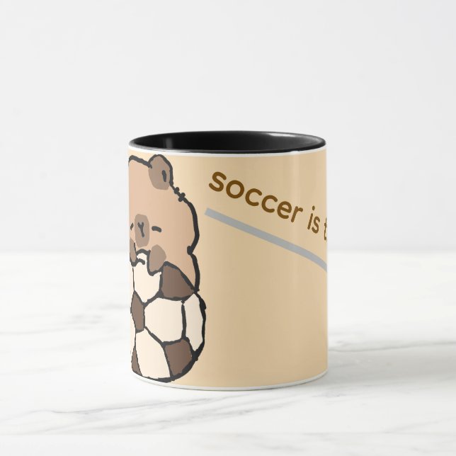 Mug capybara mignonne muqueuse (Centre)