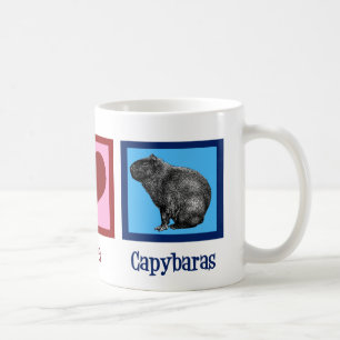 Mug Capybaras d'amour de paix