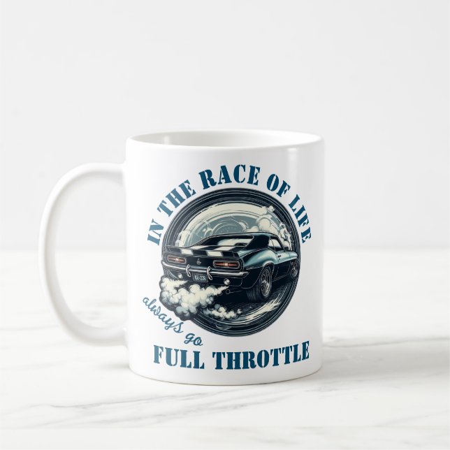 Mug  Car Lover Always Go Full Throttle (Gauche)