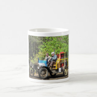 Mug car on wood gas