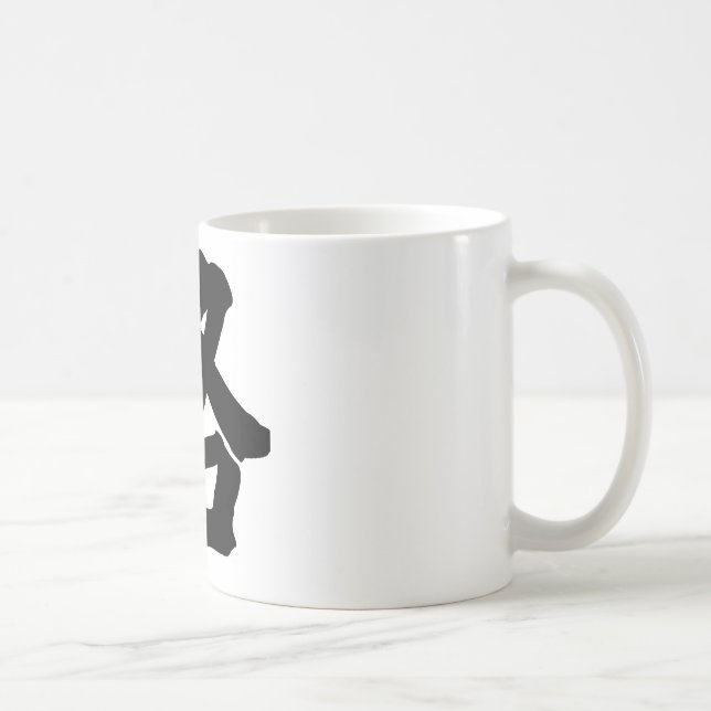 Mug Caractère chinois : lu, signifiant : route (Droite)