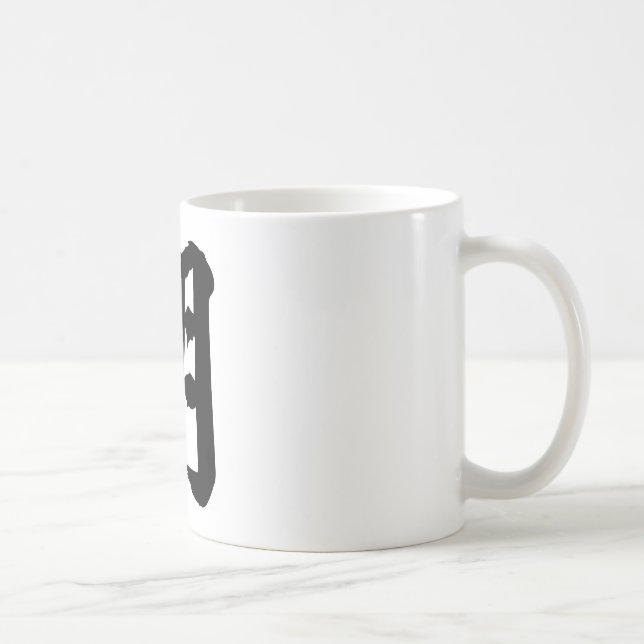 Mug Caractère chinois : ming, signifiant : lumineux, (Droite)