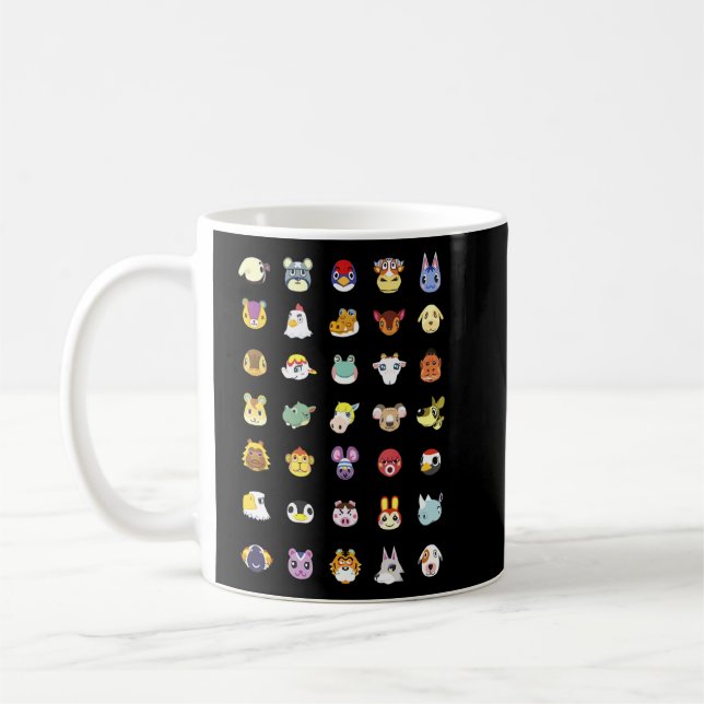Mug Caractère de capture de groupe de l'animal travers (Gauche)