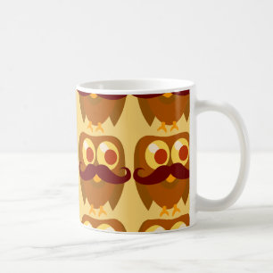 Mug Caractère de dessin animé Goofy Trendy Mustache Ow