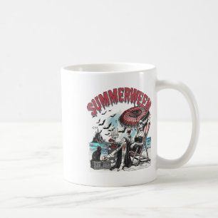 Mug Caractère d'horreur Summerween Halloween Plage Vin