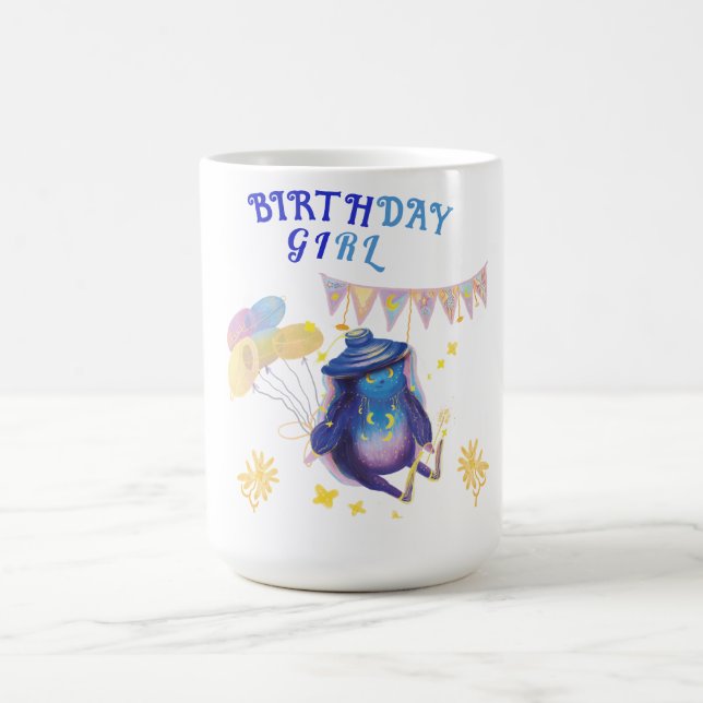 Mug Caractère fée fille anniversaire (Centre)