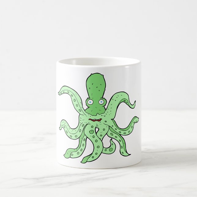 Mug Caractère pieuvre verte Quirky Sea Monster (Créateur téléchargé)