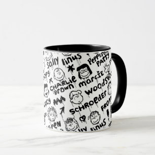 Mug Caractères arachide Motif Graffiti
