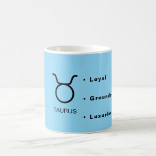 Mug Caractères du Zodiaque Taureau Astrologie Minimali
