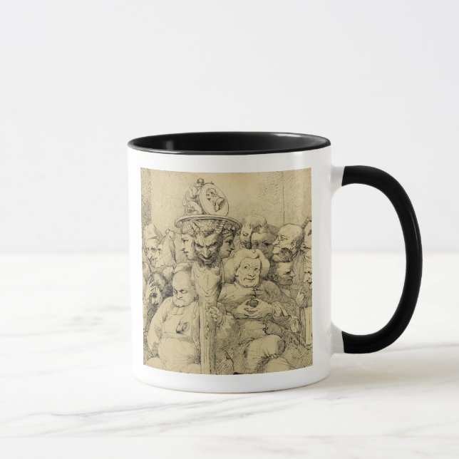 Mug Caractères littéraires assemblés autour du (Droite)