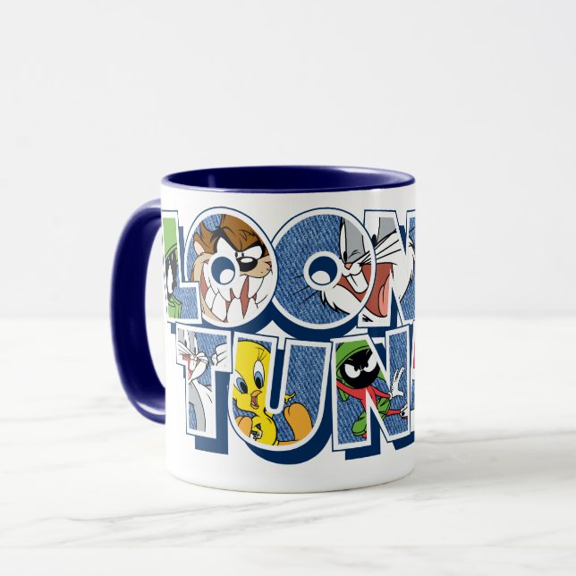 Mug Caractères LOONEY TUNES™ en lettres (Devant gauche)