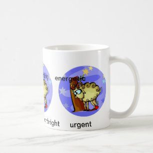 Mug Caractéristiques personnalisables Aries Carton mig