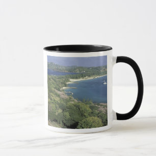 Mug Caraïbes, Antilles, Sainte-Lucie. Vue de