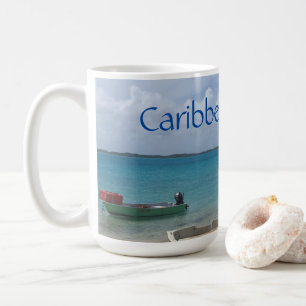 Mug Caraïbes Dream Bonaire Bateaux de pêche Océan 