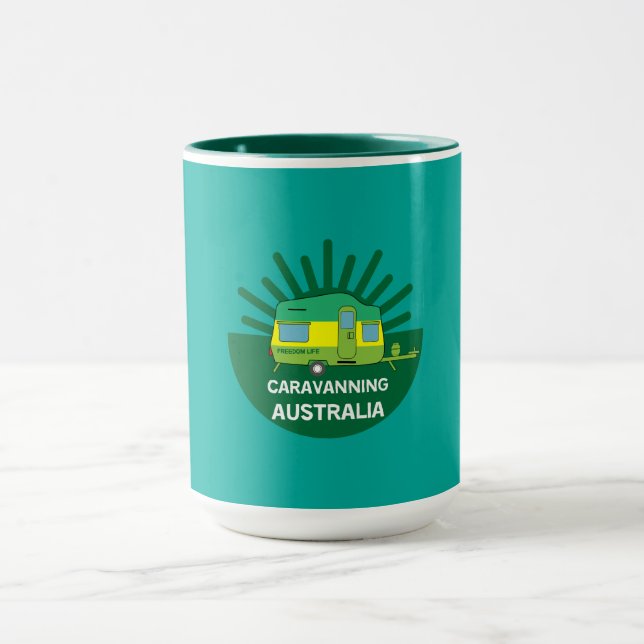 Mug Caravane australienne | Aussie Caravaner | Camp T (Centre)