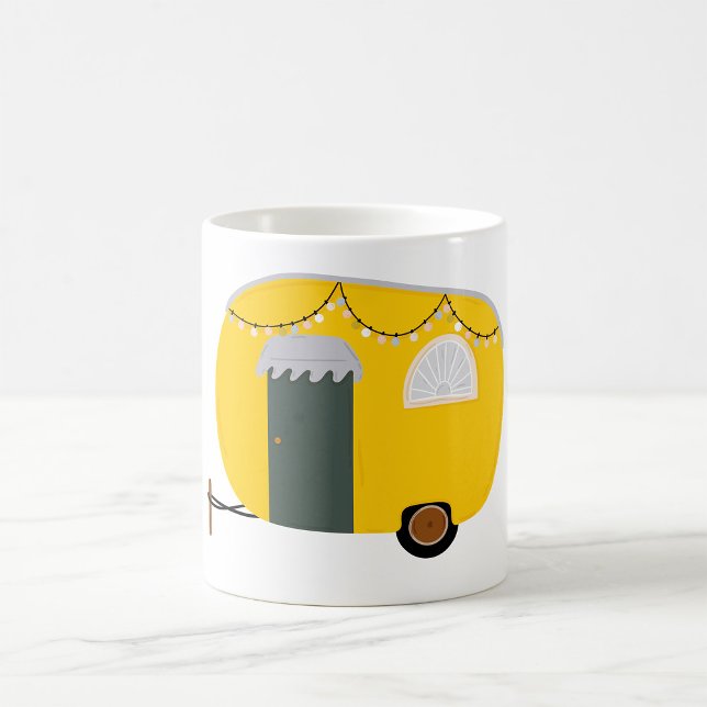Mug Caravane jaune mignonne (Créateur téléchargé)