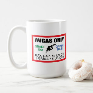 Mug Carburant AVGAS / 100LL uniquement