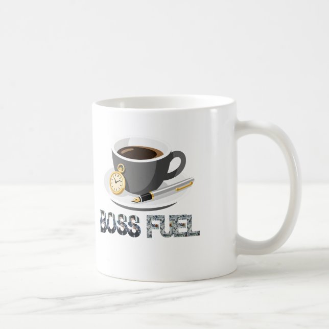 Mug Carburant de patron Espresso, Montre de poche pour (Droite)
