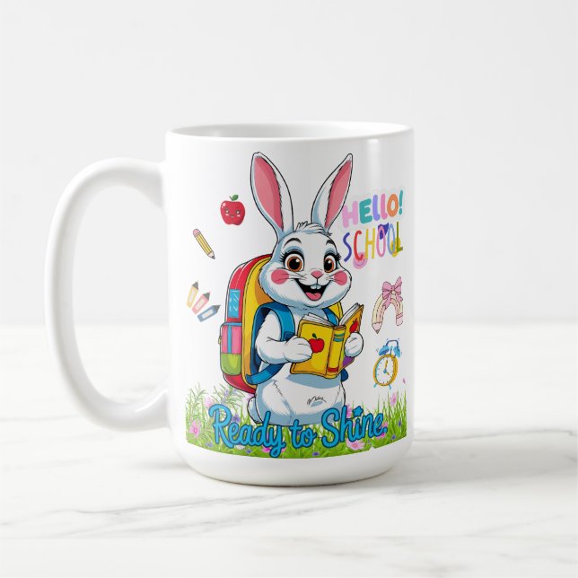 Mug Carburant de première année – Prêt à briller ! (Gauche)