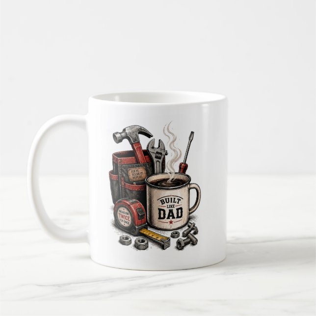 Mug Carburant de réparation de papa (Gauche)