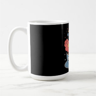 Mug Carburant de rêve Graphique : fusée décollant du c