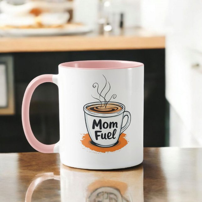 Mug Carburant maman | Cadeau Café Moms | Fête des mère (Créateur téléchargé)