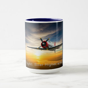 Mug "Carburant pour le vol : plus haut avec chaque gor