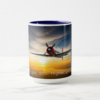 Mug "Carburant pour le vol : plus haut avec chaque gor