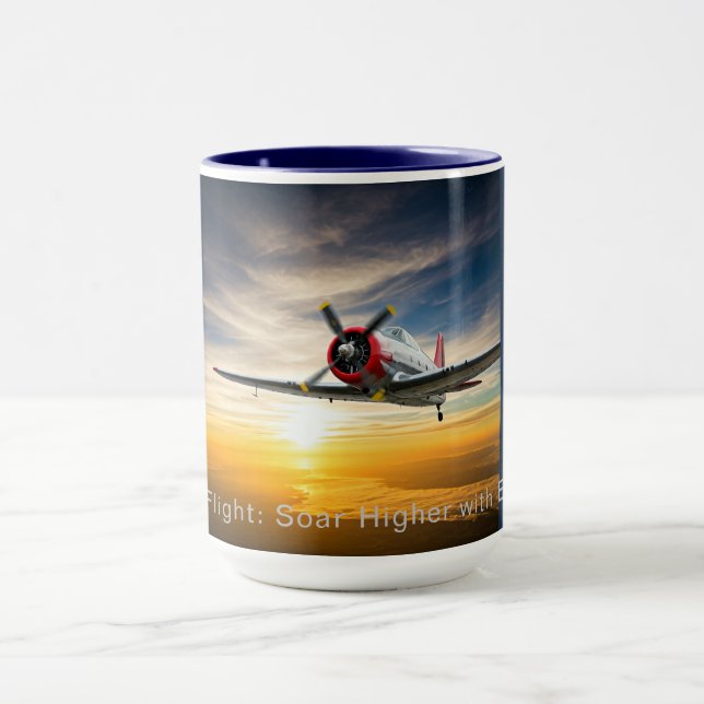 Mug "Carburant pour le vol : plus haut avec chaque gor (Centre)