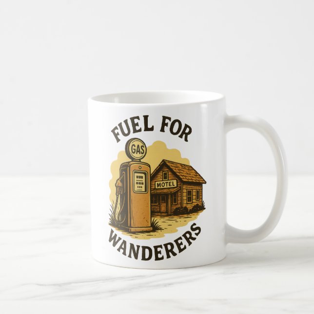 Mug Carburant pour les déambulateurs Retro Gas Pump Ar (Droite)