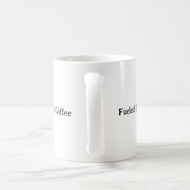 Mug Carbure au café | Minimaliste drôle (Poignée)