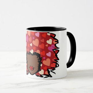 Mug cardiaque afro
