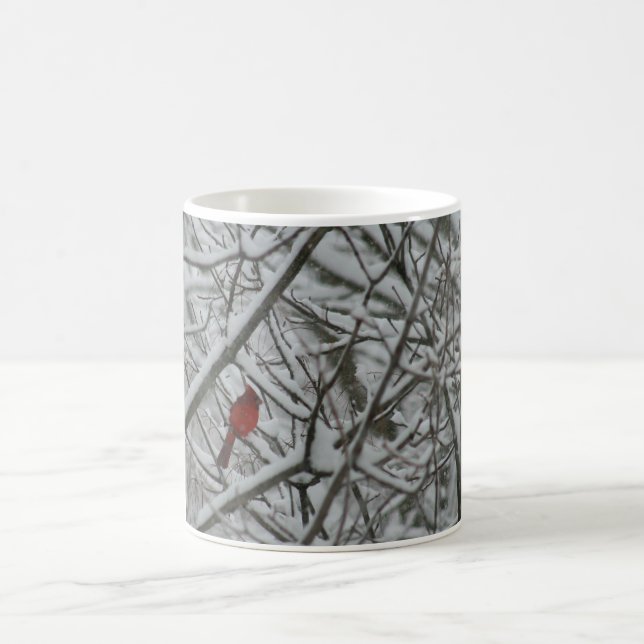 Mug Cardinal dans la neige (Centre)
