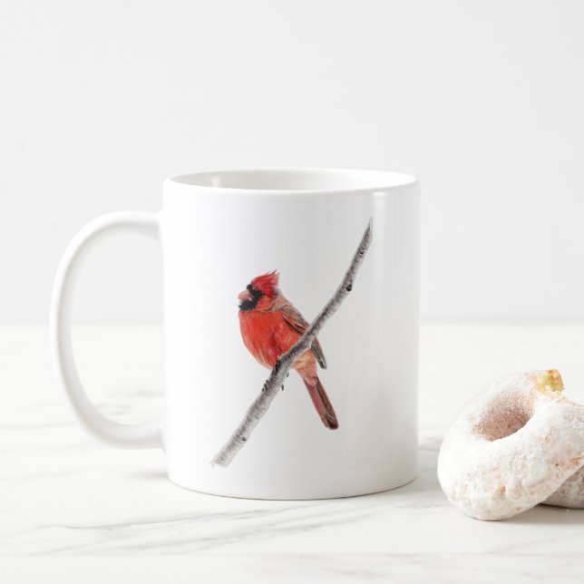 Mug Cardinal du Nord (Avec donut)